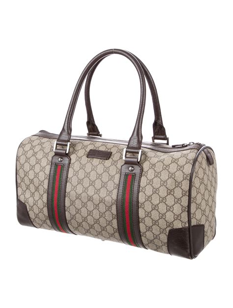 gucci luggage with wheels|gucci duffle bag price.